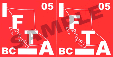 IFTA Decal